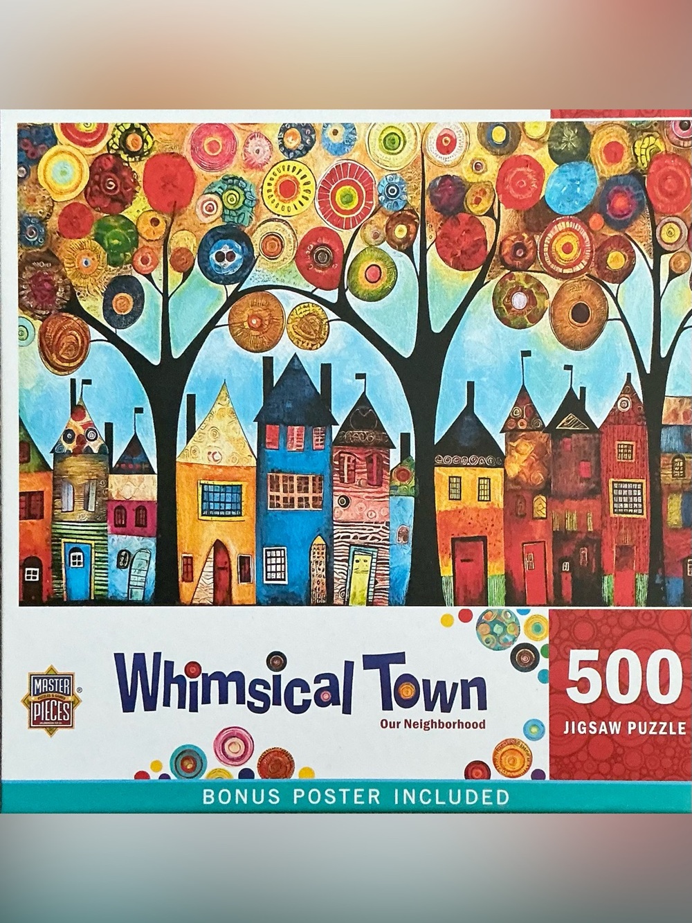 Masterpieces “Whimsical Town: Our neighborhood” 500 piece puzzle